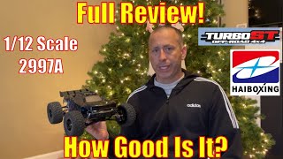 Haiboxing 2997A Full Review  Just How Good is the New TurboST 112 Scale Truck from HBX 45 mph [upl. by Yenaiv]