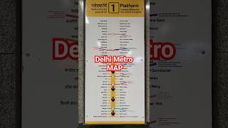 Delhi Metro MAP 🗺️ Millenium City Centre To Samaypur Badli [upl. by Aninaig]