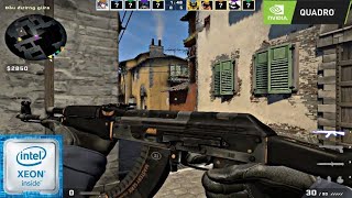 CSGO  QUADRO P2200  INTEL XEON [upl. by Marysa551]