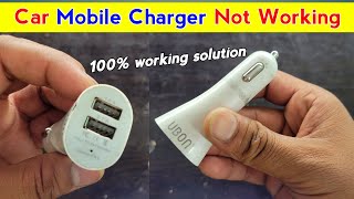 Car mobile charger not working  How to repair car mobile charger  car mobile charger repair [upl. by Estren]