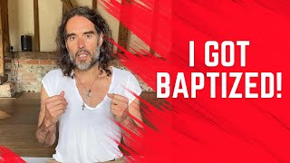 Russell Brand  I got baptized And Viral Reaction on Social Media [upl. by Jacklyn569]