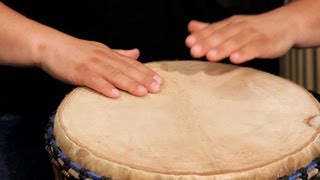 How to Play Slaps on Djembe  African Drums [upl. by Nawram]