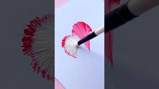 Hibiscus Flower painting technique art painting shorts [upl. by Kristan574]