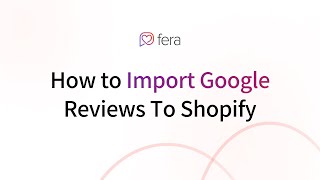 How to Import and Display Google Reviews to Shopify  Embed Google Reviews on Shopify Store [upl. by Matheson]