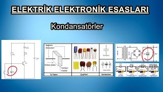 ELEKTRİK ELEKTRONİK ESASLARI  Kondansatörler [upl. by Lorilyn]