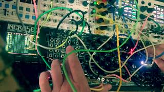 Modular sketches 11  Hi Tech Trance Glitch 2hp Freez Eurorack [upl. by Tara153]