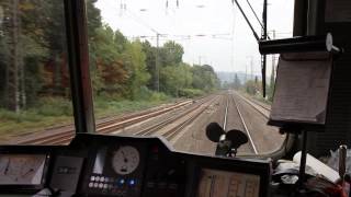 Mit der SBB Re 421 im Ruhrpott unterwegs  Führerstandsmitfahrt [upl. by Marina]