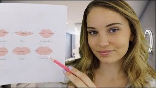 ASMR Drawing Features On Your Face  The Face Clinic Roleplay [upl. by Anaujik559]