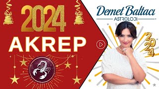 Akrep Burcu 2024 Yıllık Burç Yorumları Astrolog Demet Baltacı ile Astroloji haberler burçlar [upl. by Ettenim]