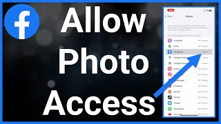 How To Allow Facebook Access To Photos [upl. by Christye]