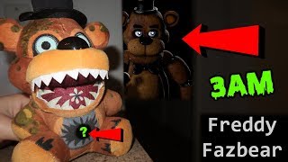 DONT OPEN FREDDY FAZBEAR AT 3AM WHATS INSIDE FREDDY FAZBEAR CHALLENGE  FREDDY CAME TO MY HOUSE [upl. by Nnednarb]