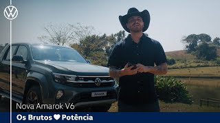 Nova Amarok V6  Potência  VW Brasil [upl. by Jarrett]