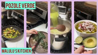 Pozole Verde envivo kitchen delicious food comida comidamexicana [upl. by Tedd527]