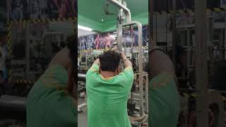 Rope face pull for ur back traps trending motivation body shortsfeed minivlog bodyfitnes [upl. by Eityak]