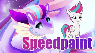 MLP speedpaint Zipp Storm [upl. by Wobniar]