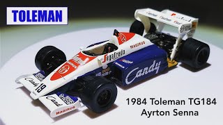 Toleman TG184 F1 1984 ASenna escala 143 [upl. by Nedgo]