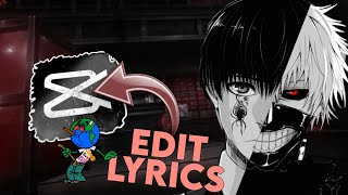 EDIT LYRICS TELA CHEIA  CAPCUT  NODE VIDEO [upl. by Leasa]