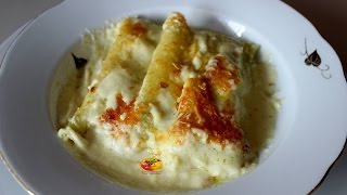 CANELONES RELLENOS POLLO CON ESPINACAS 3 PIMIENTAS  RECETALACACEROLADESILVANA  COLABORATIVO [upl. by Stalker556]