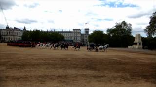 Trooping the Colour Colonels Review 090612 March off towards the Mall [upl. by Lyda]