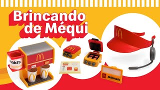 MC LANCHE FELIZ ABRIL 2024  BRINCANDO DE MÉQUI  COMPREI TODOS BRINQUEDOS mcdonalds mclanchefeliz [upl. by Everard]