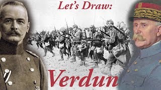 Let’s Draw History Poorly The Battle of Verdun WWI [upl. by Havstad199]