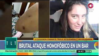 Brutal ataque homofóbico en un bar  TodasLasTardes [upl. by Emlyn96]