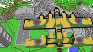 BOMBING My ENEMIES BASE  Minecraft WAR 18 [upl. by Harad439]