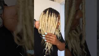 Part 2 Goddess Locs TouchUp protectivestyles blackhair [upl. by Cardew]