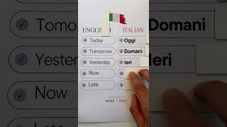 Learn Italian with me Adverbs of Time 🕞 [upl. by Nerred]