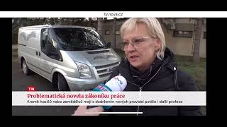 Problematická novela zákoníku práce 1412024 tv nova [upl. by Kassel]