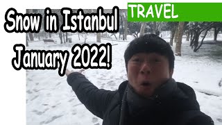 Fun Snow In Istanbul January 2022 [upl. by Ilajna9]