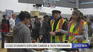 CCISD students explore career and tech programs [upl. by Goulette]