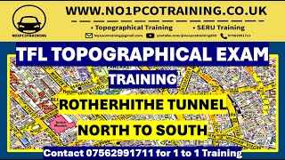 ROTHERHITHE TUNNEL  NORTH TO SOUTH  TFL TOPOGRAPHICAL SKILLS TEST  MARCH 2024 TRAINING [upl. by Alverta214]