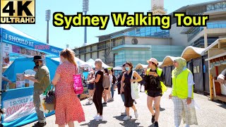 4K 2020 SYDNEY WALKING TOUR  THE ENTERTAINMENT QUARTER  SYDNEY VEGAN MARKET  MOORE PARK [upl. by Peacock]