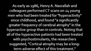 ADHD Stimulants  Damaging Young Brains [upl. by Aneeh]