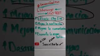 principios de ISO 9001 versión 2015 liderazgo y compromiso iso 9001 Sistema de Calidad ISO SHORTS [upl. by Aduh]