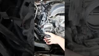 Seized alternator of GMC youtubeshorts chevy gmc damaged broken car asmr [upl. by Pantia708]