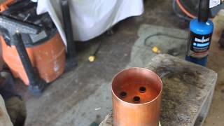 Dephlegmator Fabrication video 3 for making Copper Moonshine Stills [upl. by Tepper]