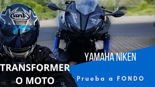 NIKEN 2019 la YAMAHA del futuro PruebaReview Castellano [upl. by Neesay]