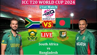 South Africa vs Bangladesh T20 World Cup 2024 Match Analysis  Live Score Update 2024  SA vs BAN [upl. by Ellis723]