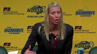 NDSU Womens Basketball Postgame Press Conference  December 12 2016 [upl. by Kester]