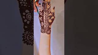 Mehndi design for back sidemehndi mehnazartist [upl. by Zebada]