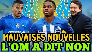 🚨DERNIÈRE HEURE🚨L’OM A LAISSÉ TOUT LE MONDE SURPRIS DERNIÈRES NOUVELLES DE LOLYMPIQUE DE MARSEILLE [upl. by Alenas]