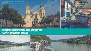 Passau amp Erste Schritte Nicko Vision Donau Kreuzfahrt  Vlog 1 [upl. by Skipper]