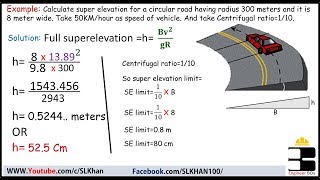 superelevation  Road design [upl. by Voletta]