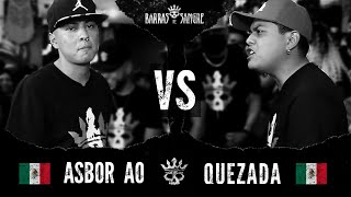 BDS 9 Asbor AO 🇲🇽 vs Quezada 🇲🇽  Batallas Escritas   Host Gino [upl. by Notsuh]