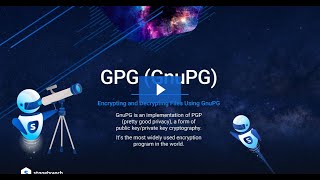 GPG GnuPG  Encrypting and decrypting files using GnuPG [upl. by Adniral]