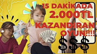 KIZLAR SADECE 15 DAKİKADA ÇOK PARA KAZANDI  BABAM PARA DAĞITTI [upl. by Gosney]