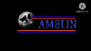 AMBLIN ENTERTAINMENT REMAKE LOGO 1998 [upl. by Notneb]