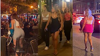 CHICAGO🇺🇸HOT SATURDAY NIGHTLIFE [upl. by Anitnas]